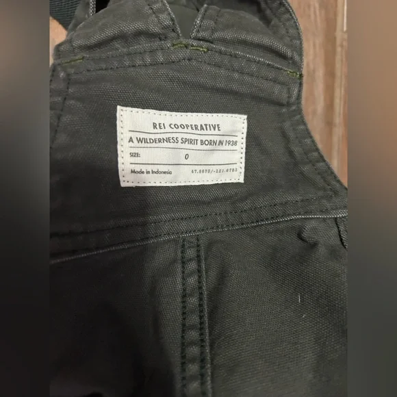 REI CO OP Overalls Charcoal Gray Women’s Size 0 - Picture 5 of 5